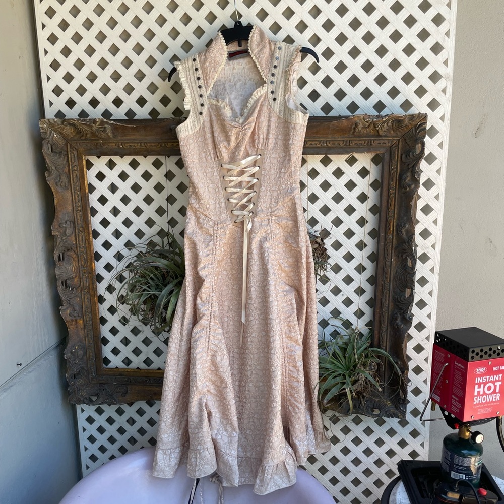 Jawbreaker Victoria inspired corset cinch dress